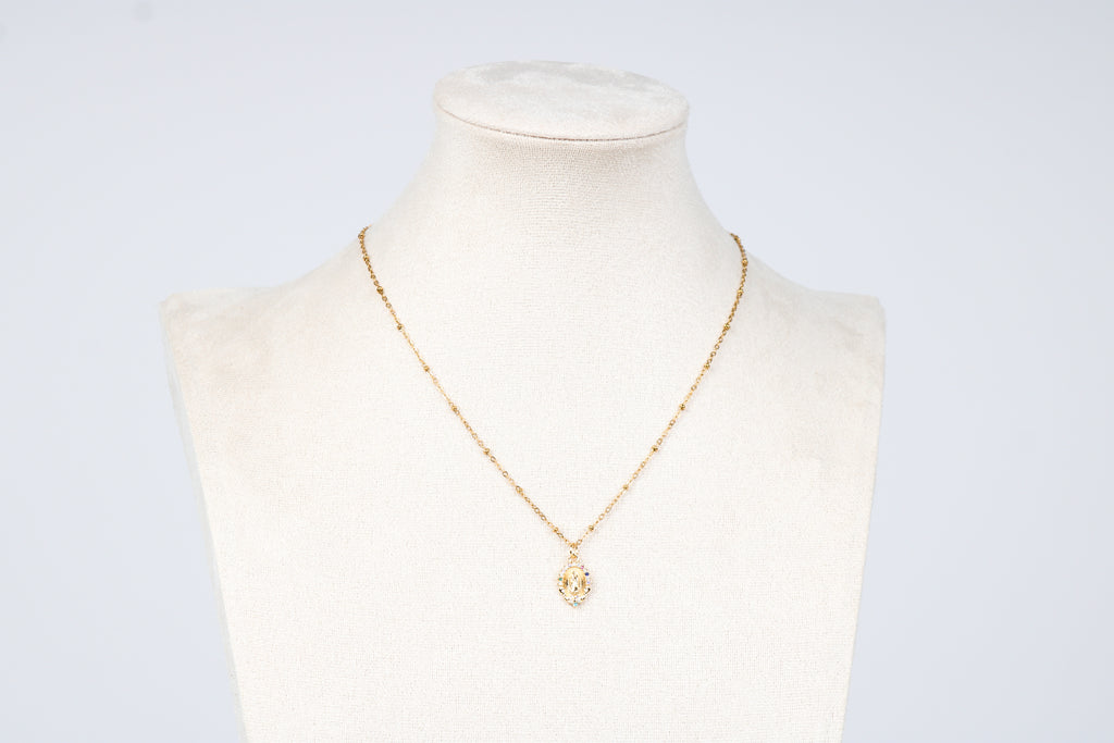 Jungfrau Maria Kette - Gold