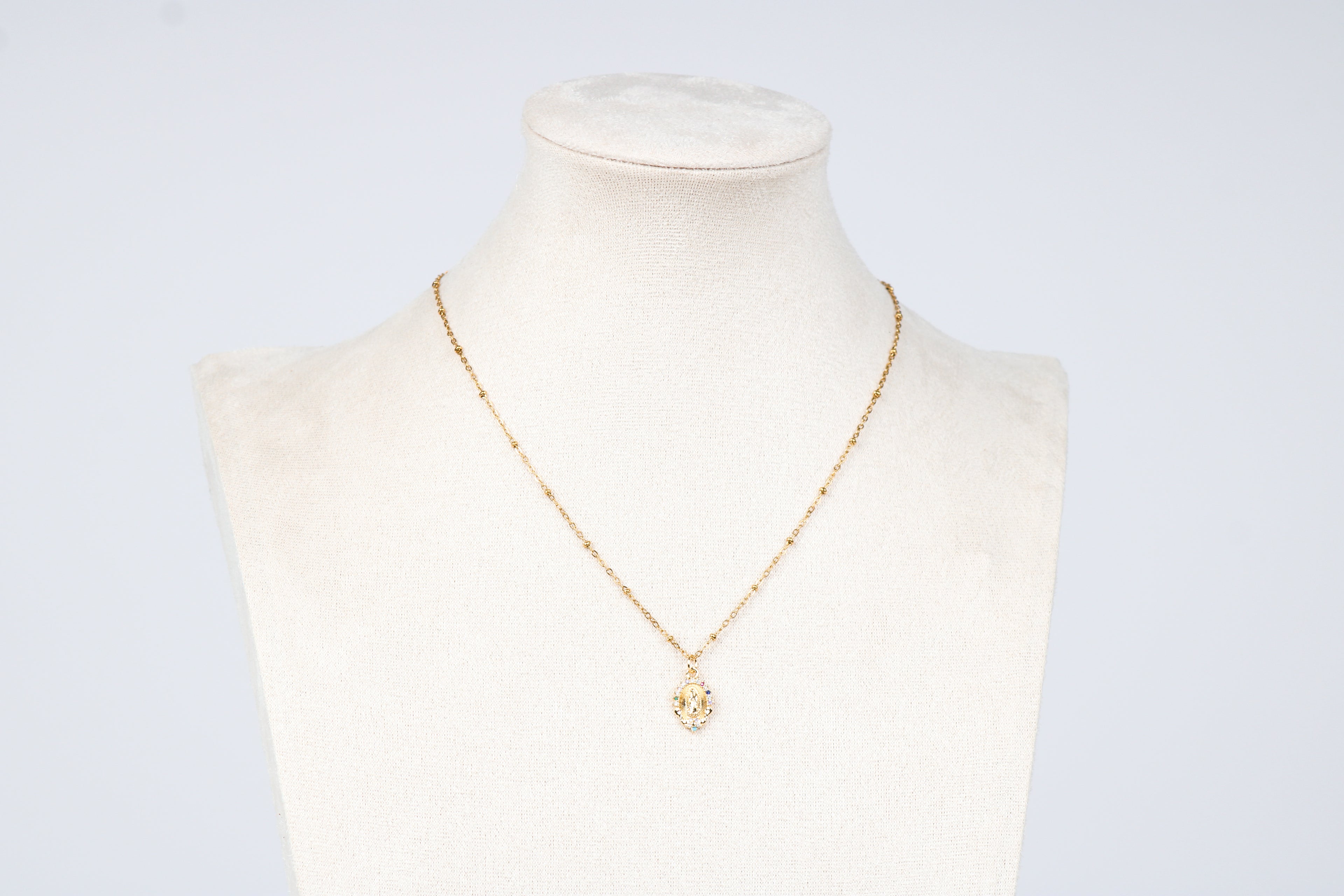 Jungfrau Maria Kette - Gold