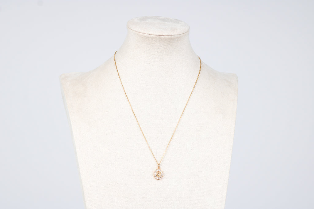 Jungfrau Maria Kette - Gold