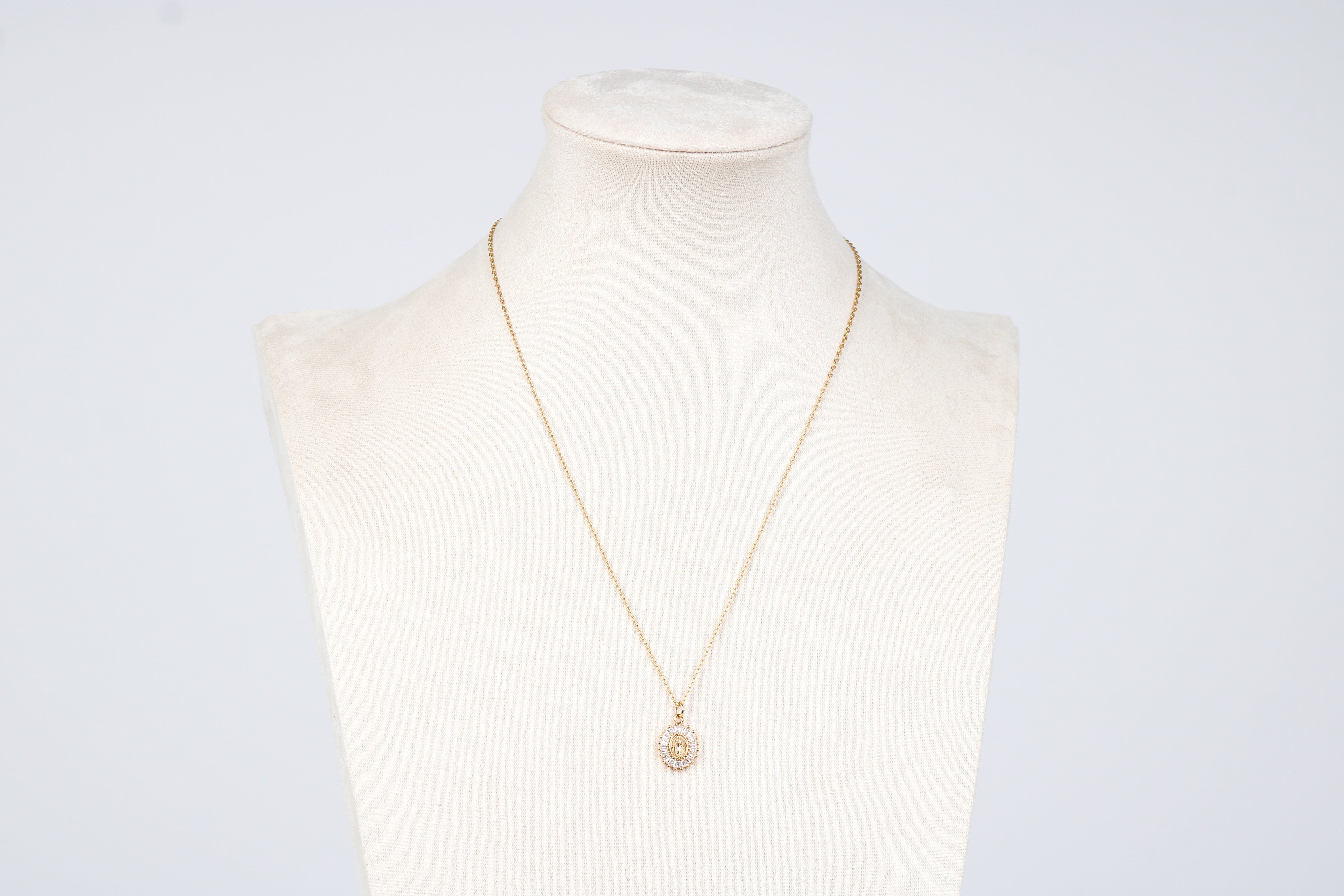 Jungfrau Maria Kette - Gold