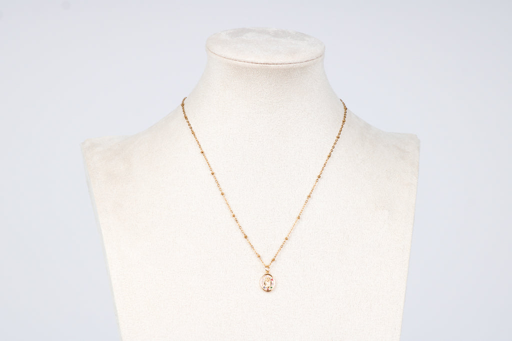 Jungfrau Maria Kette - Gold
