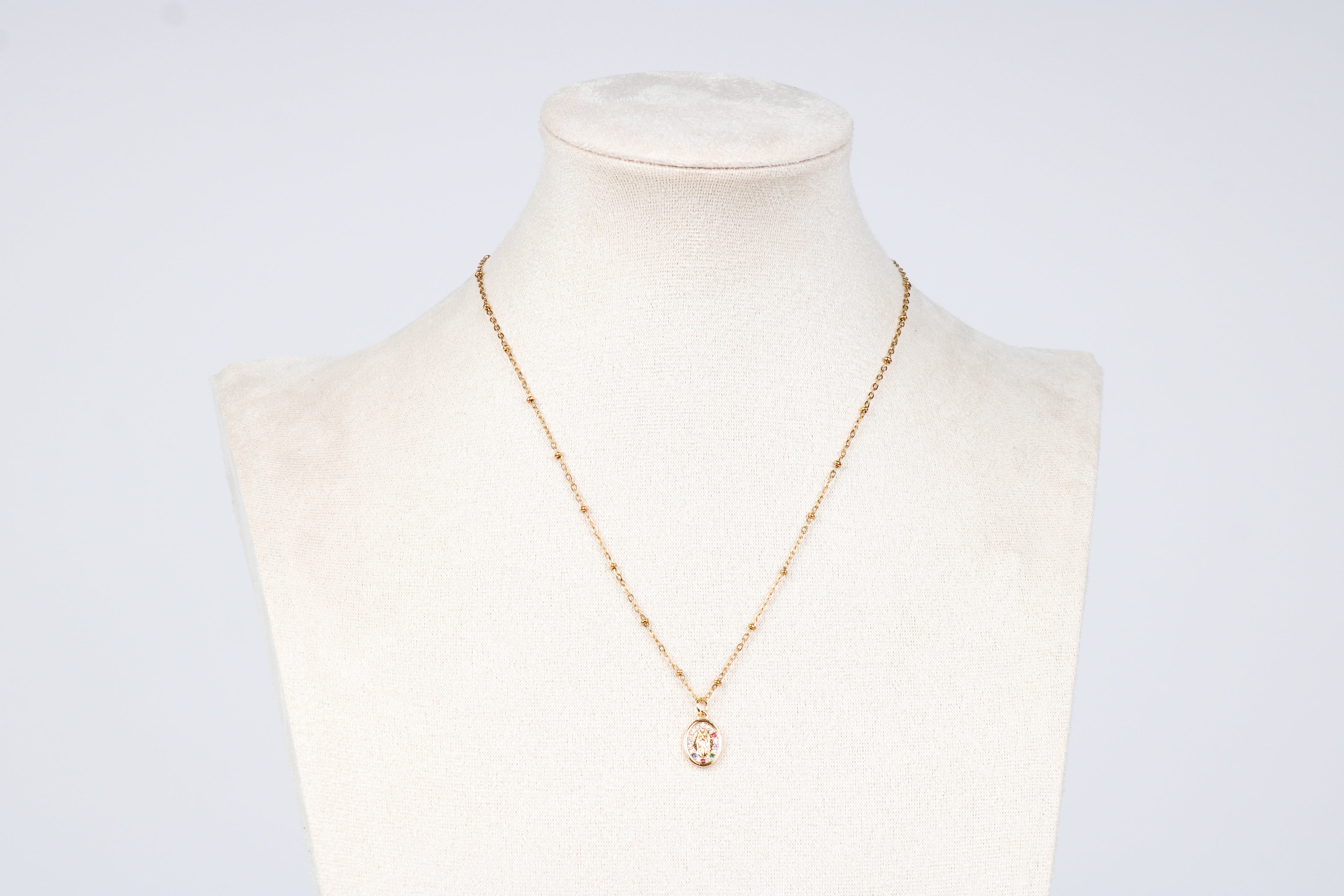 Jungfrau Maria Kette - Gold