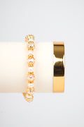 Armband - Weiß / Gold