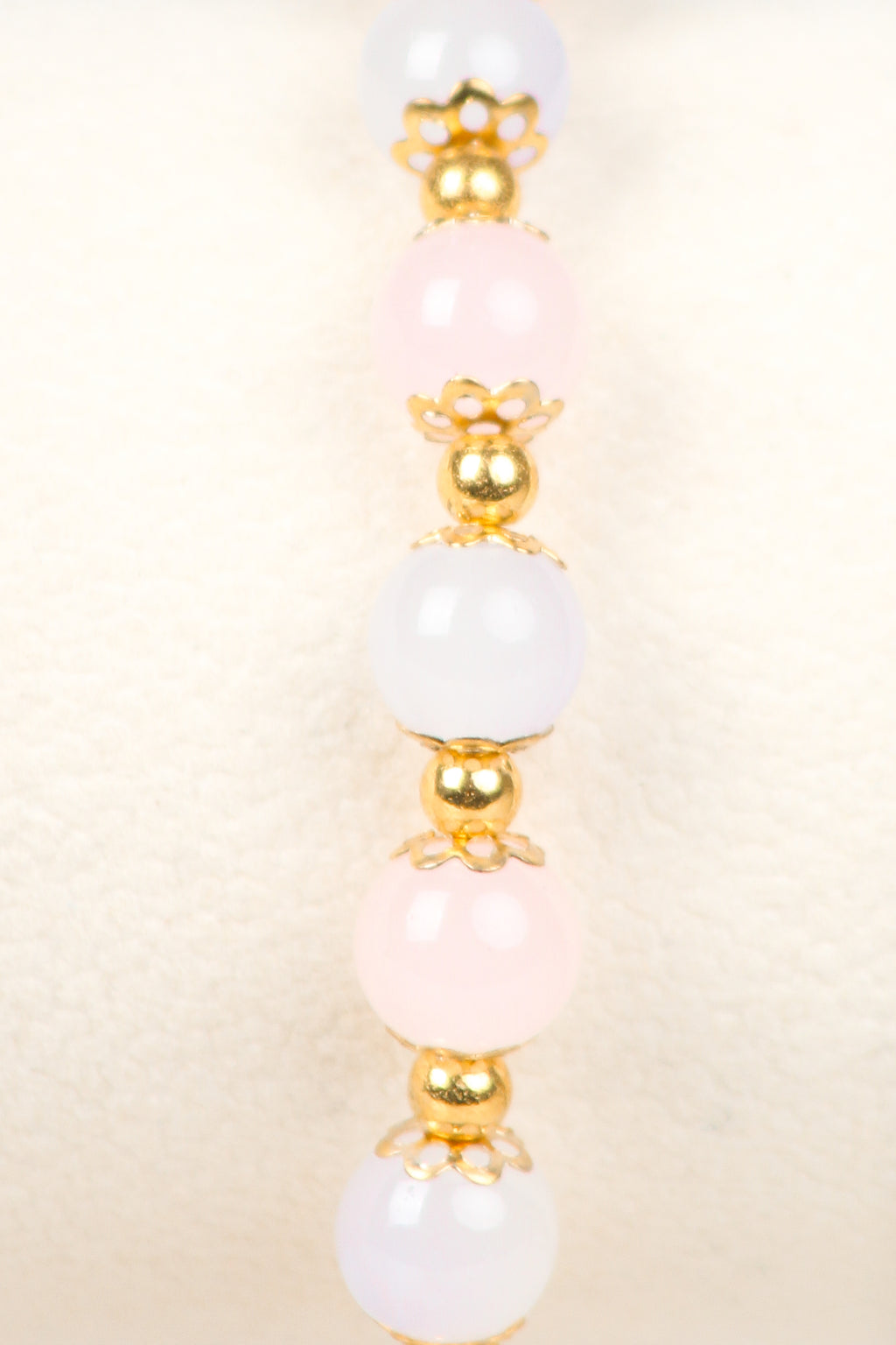 Armband - Lila Rosa / Gold
