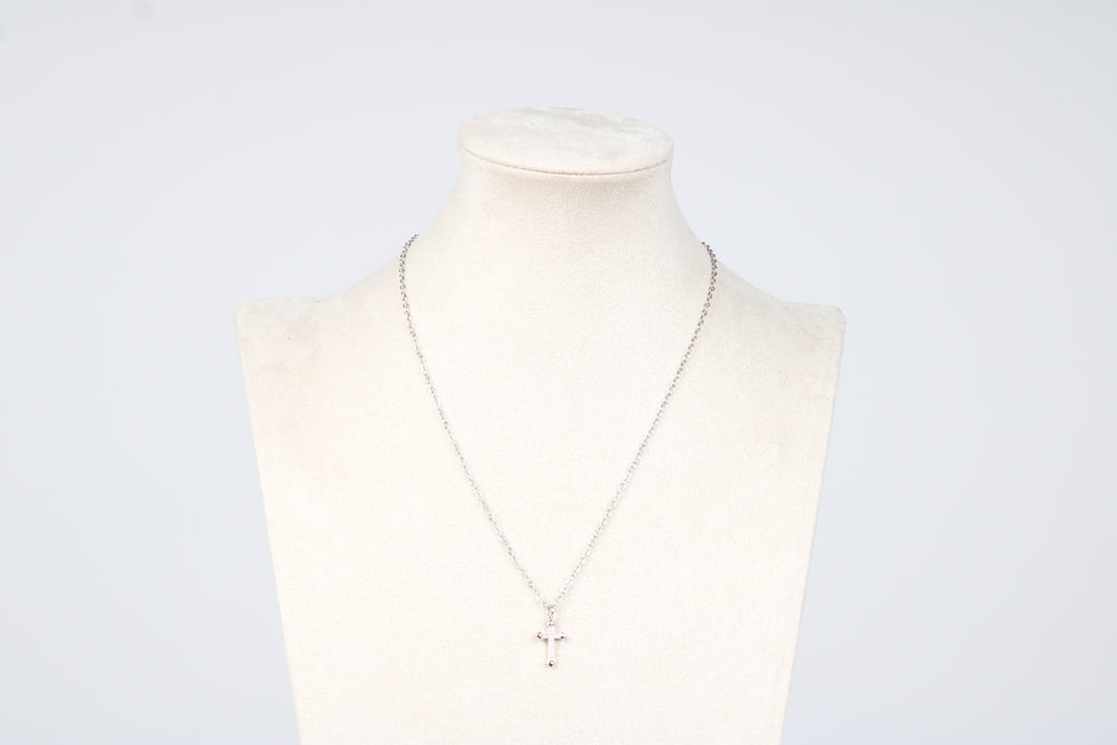 Kreuz Kette - Silber
