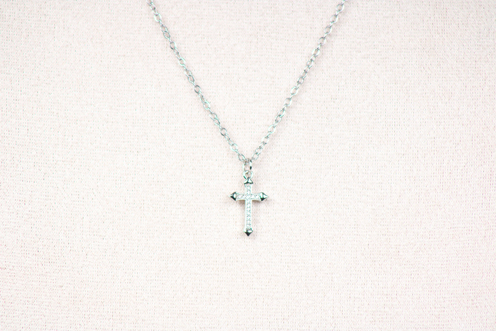 Kreuz Kette - Silber