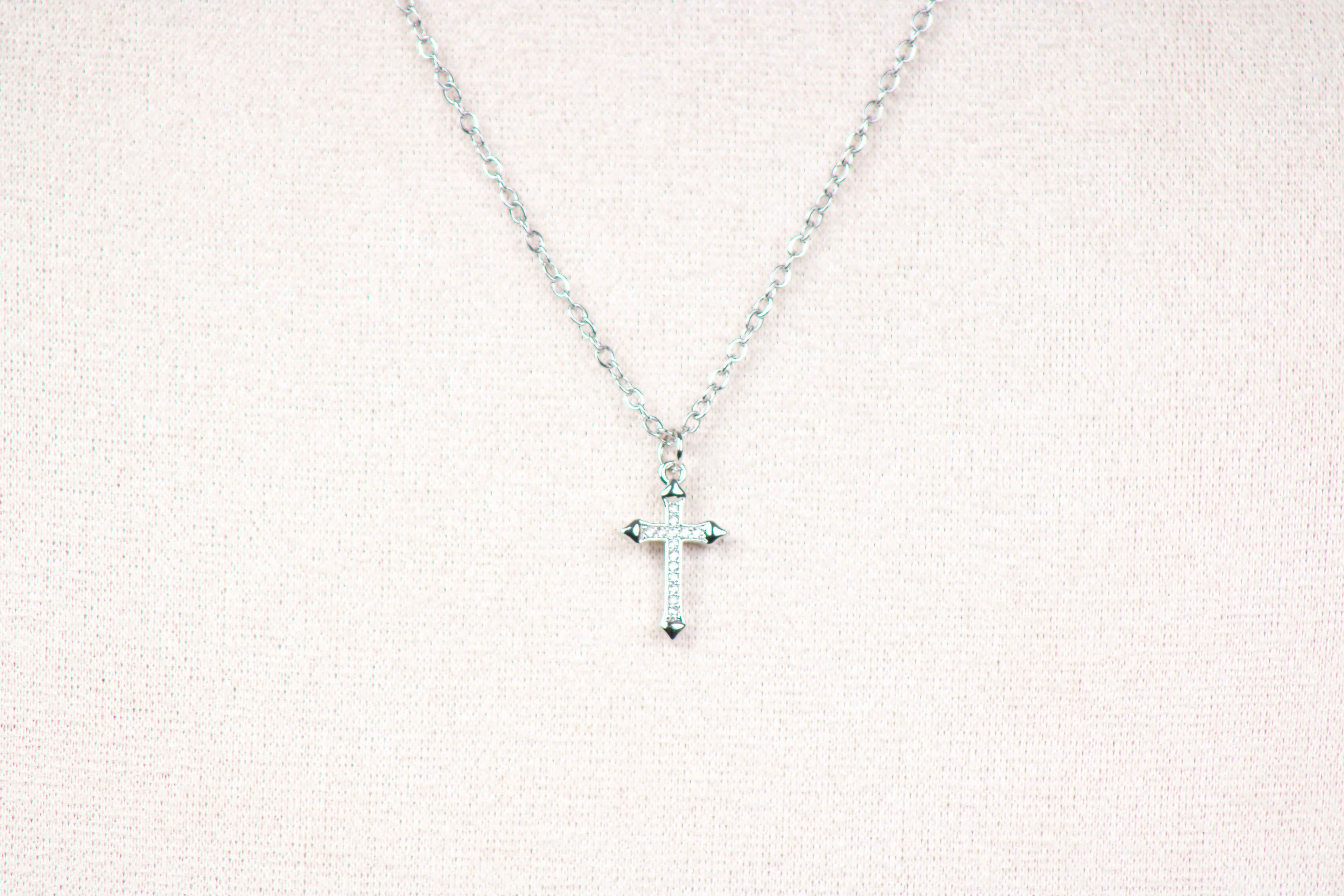 Kreuz Kette - Silber